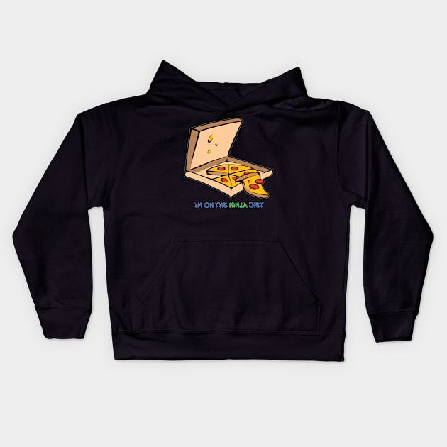 Ninja Diet Kids Hoodie by NyghtShayd